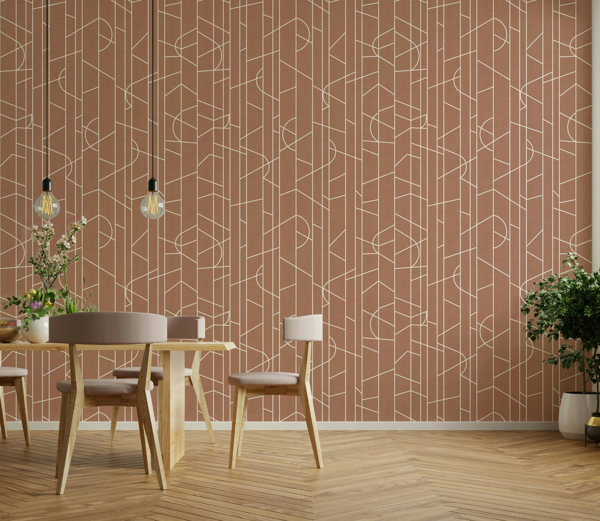 Mocha mousse wallpaper with elegant movement

