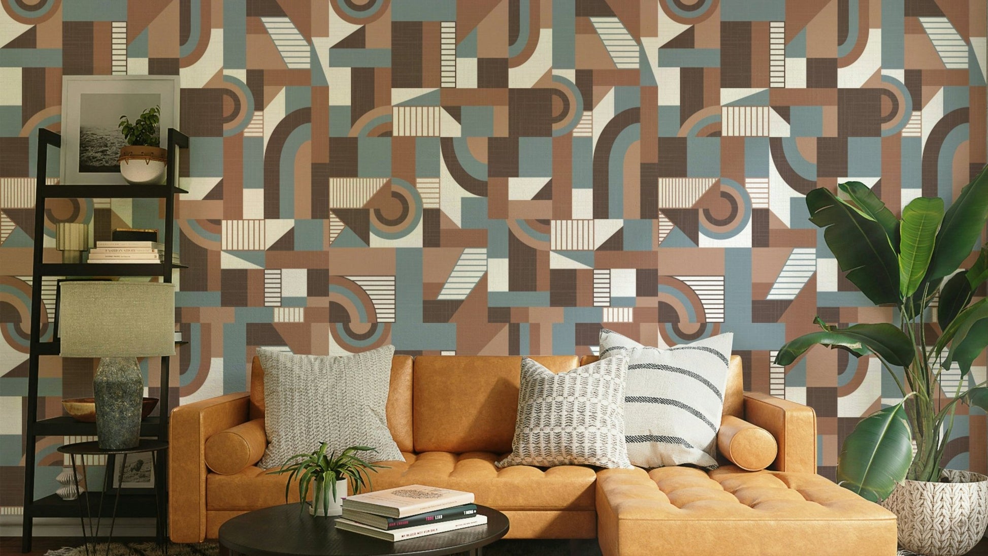The colors are a warm, uniform mocha brown.

