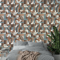 The design has a very polished and luxurious effect on the space.

