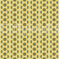 Mod Circle Pop stylish symmetry wallpaper for walls.