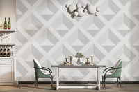 Trendy 3D effect wallpaper with abstract geometric art
