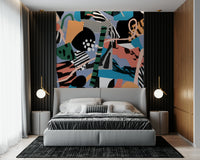 A classic abstract design wallpaper for walls.

