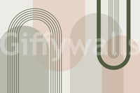 The mural acts as a beautiful and calming focal point.