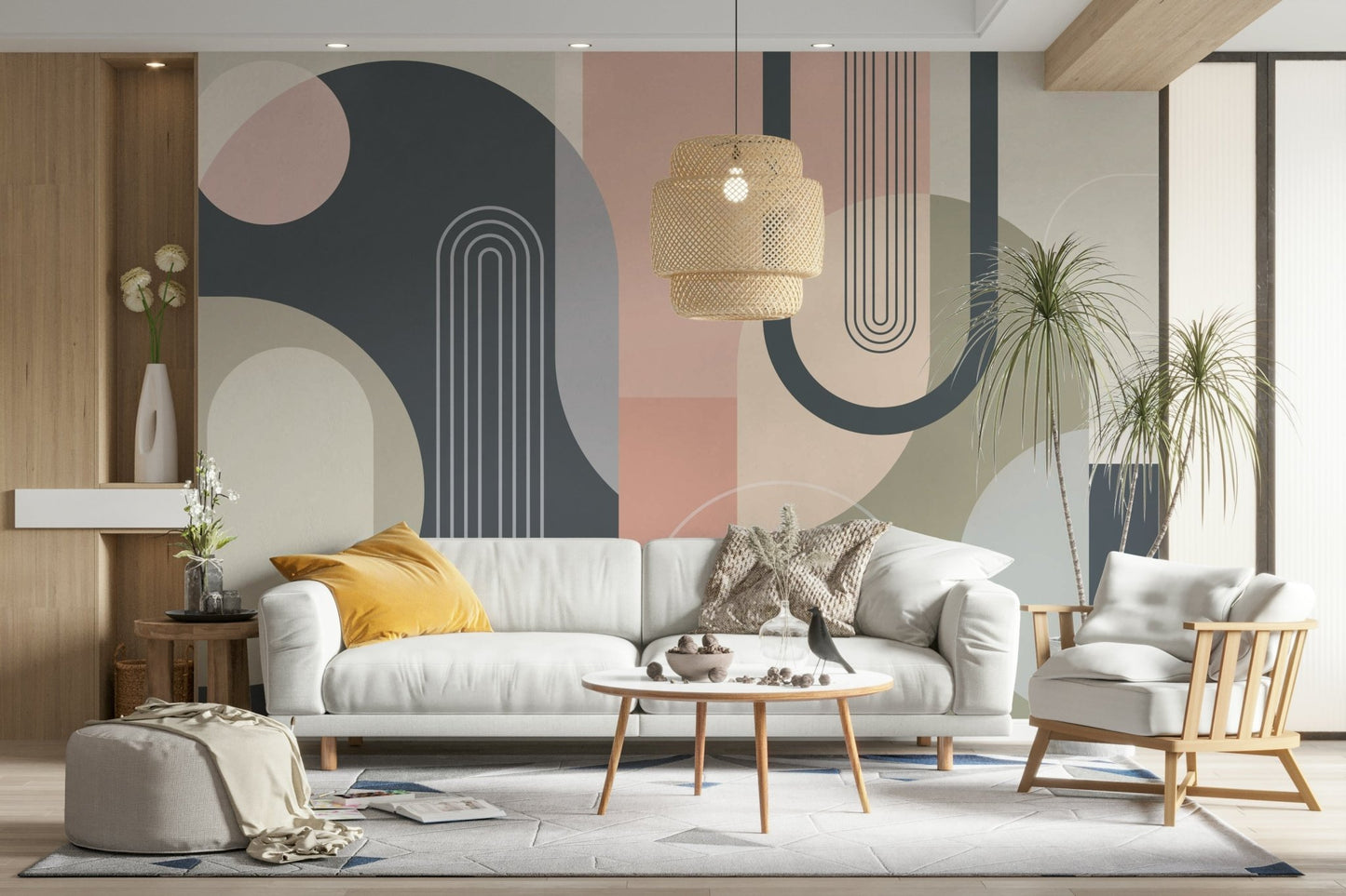 The feeling is one of fresh elegance.

