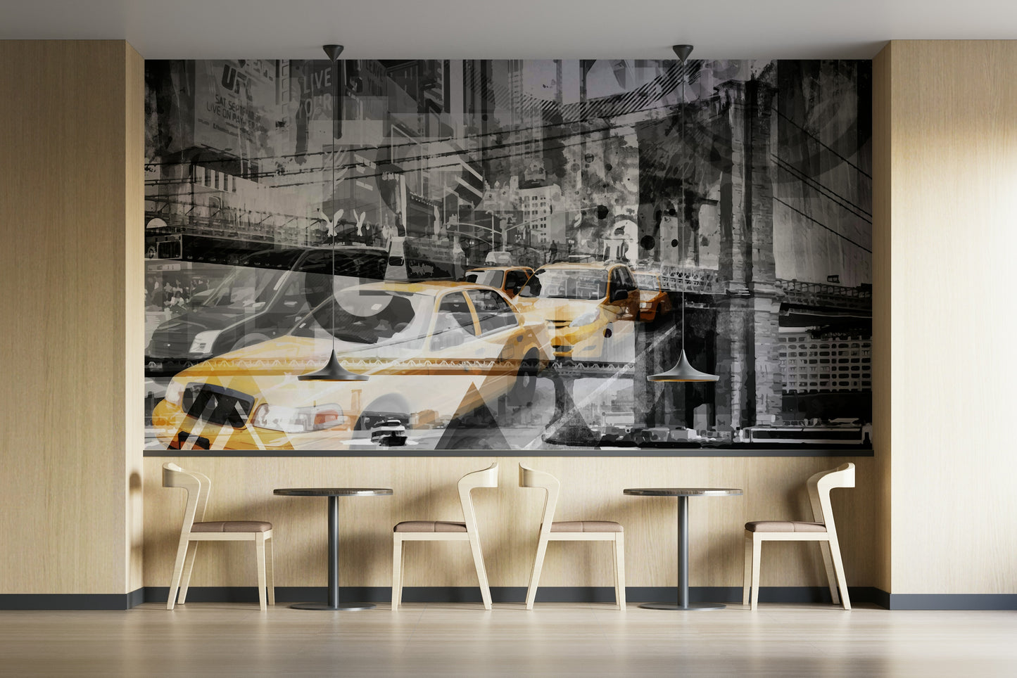 Wallpaper for walls with edgy NYC inspiration

