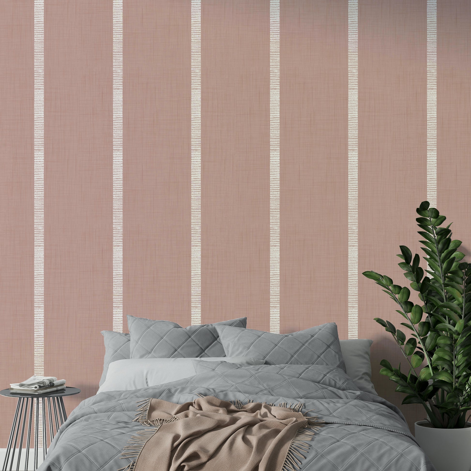 Durable soft mauve wallpaper

