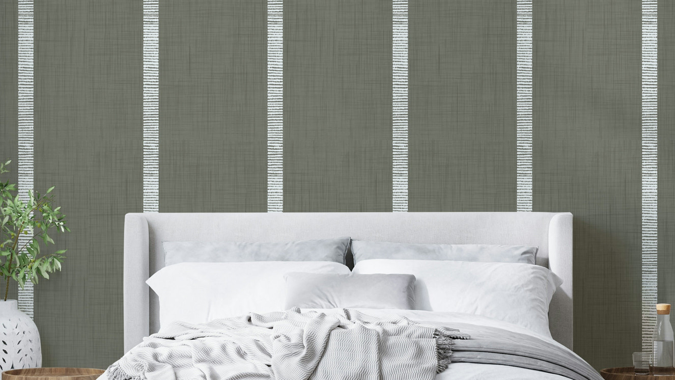 Modern Boho Serenity Stripes wallpaper

