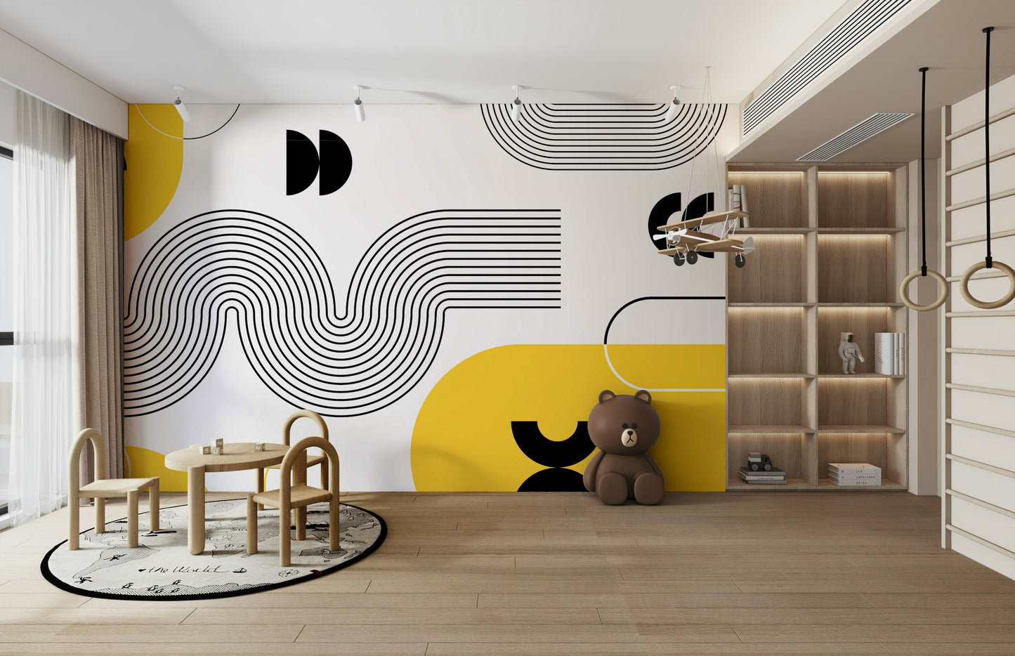 Mid-century Modern Bold Retro Wall Print

