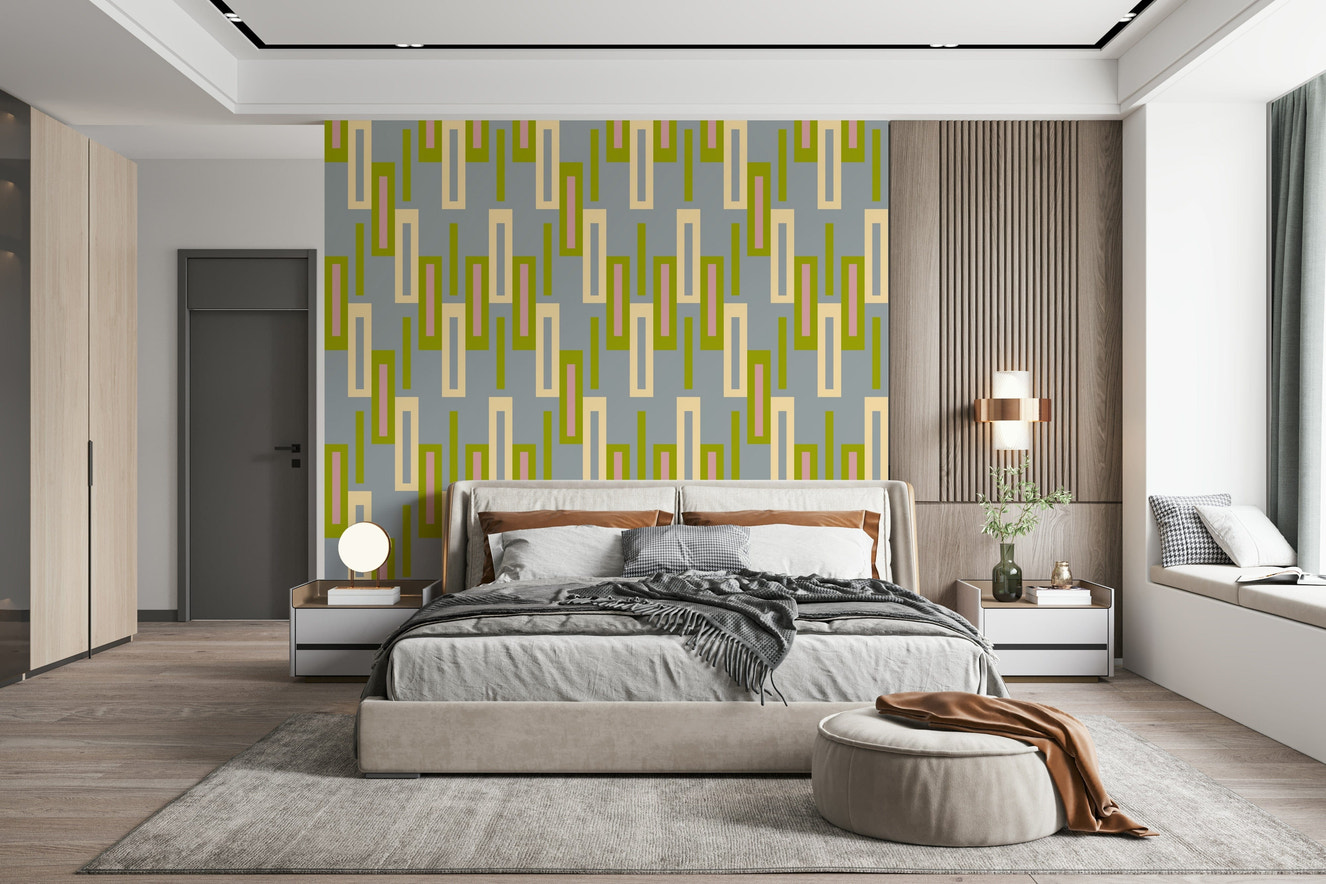 Moderno Wallpaper with sleek, contemporary patterns for stylish interior walls.