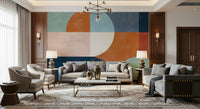 A classic abstract design wallpaper for walls.