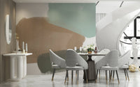 Aesthetic Modern Pastel wall covering with subtle detail.