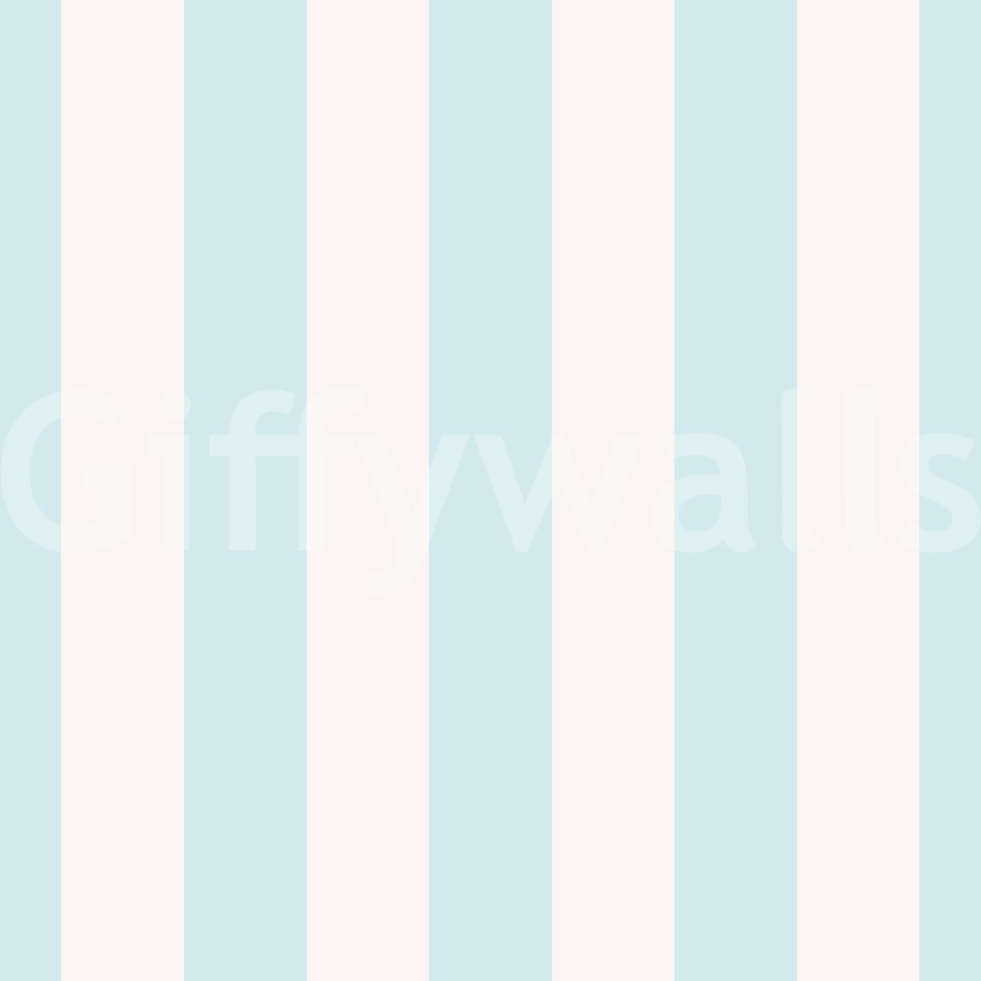 Neutral beige and blue wallpaper with minimalist stripes

