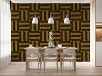 Modern Textured Signs Umber Wallpaper⁠