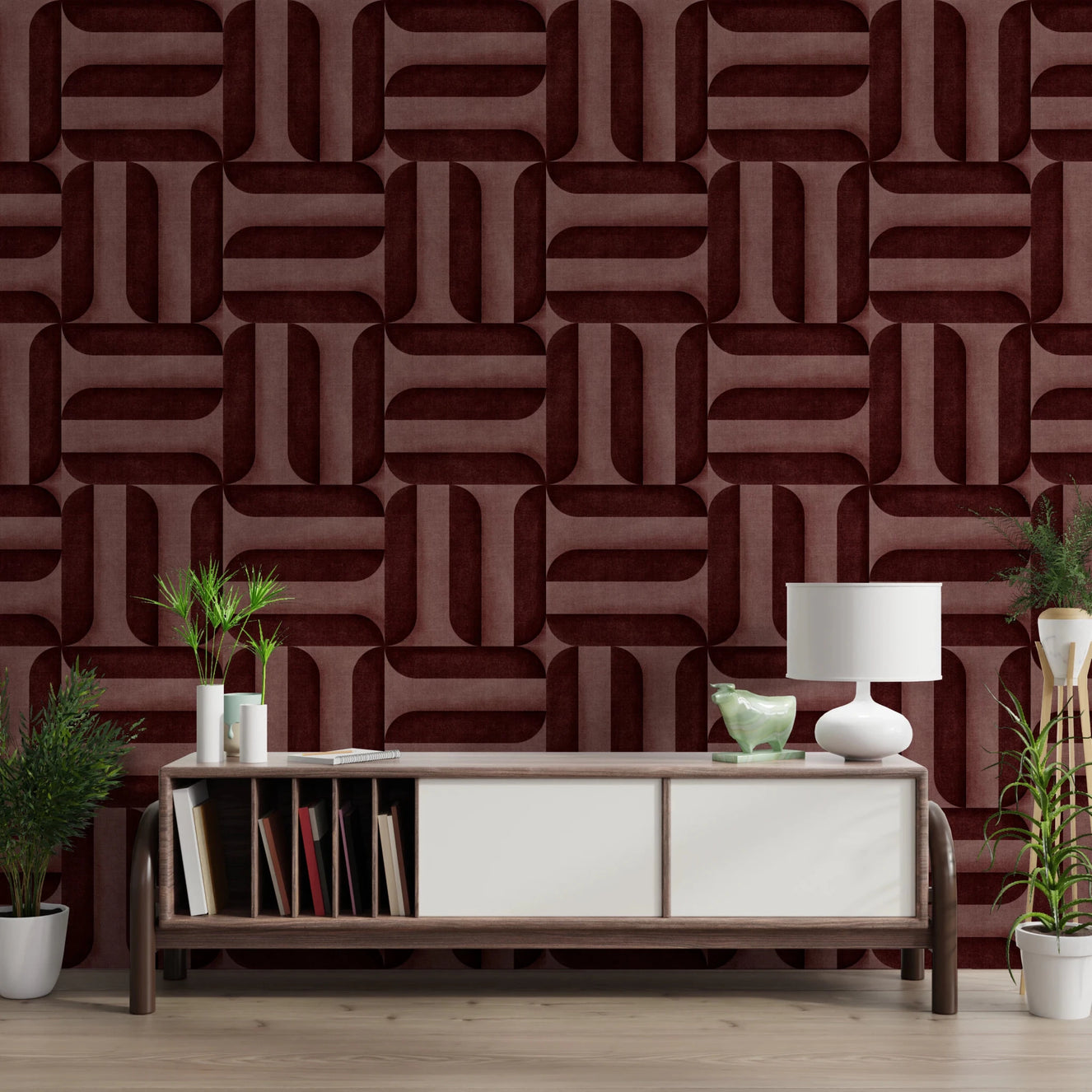 Modern Textured Signs Wine Wallpaper⁠