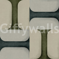 Modern textured tiles winter wallpaper with soft geometric blocks in neutral tones