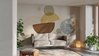 Modern Zen Abstract Wall Mural for minimalist spaces