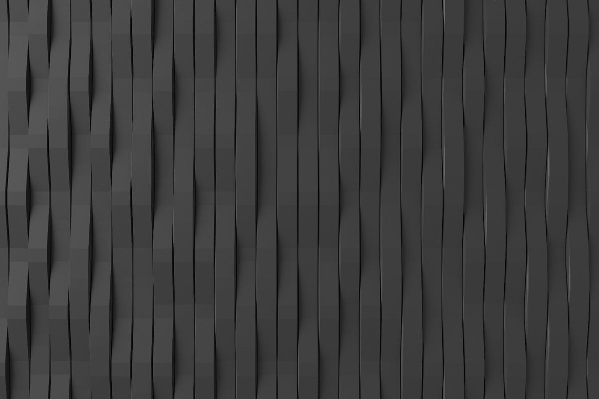 Black Tiled Wallpaper Mural in your room
