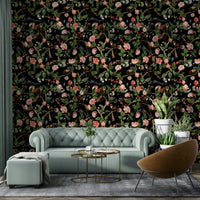 Close-up of playful monkeys and musical notes in a tropical setting.

