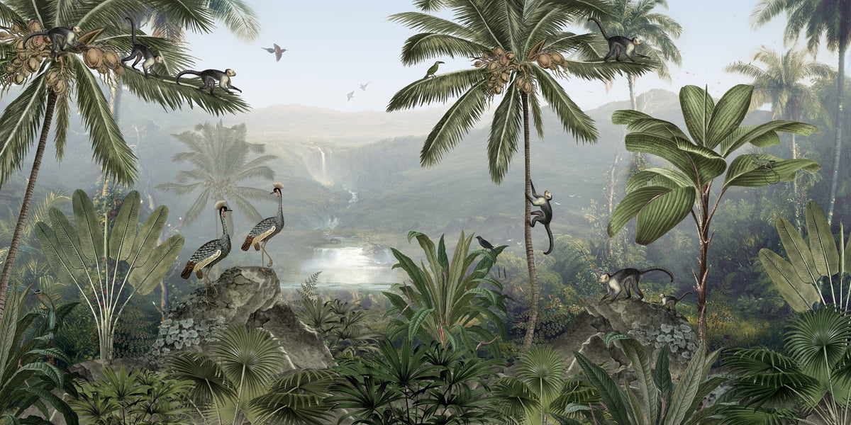 Monkey Forest Wallpaper murals in your room