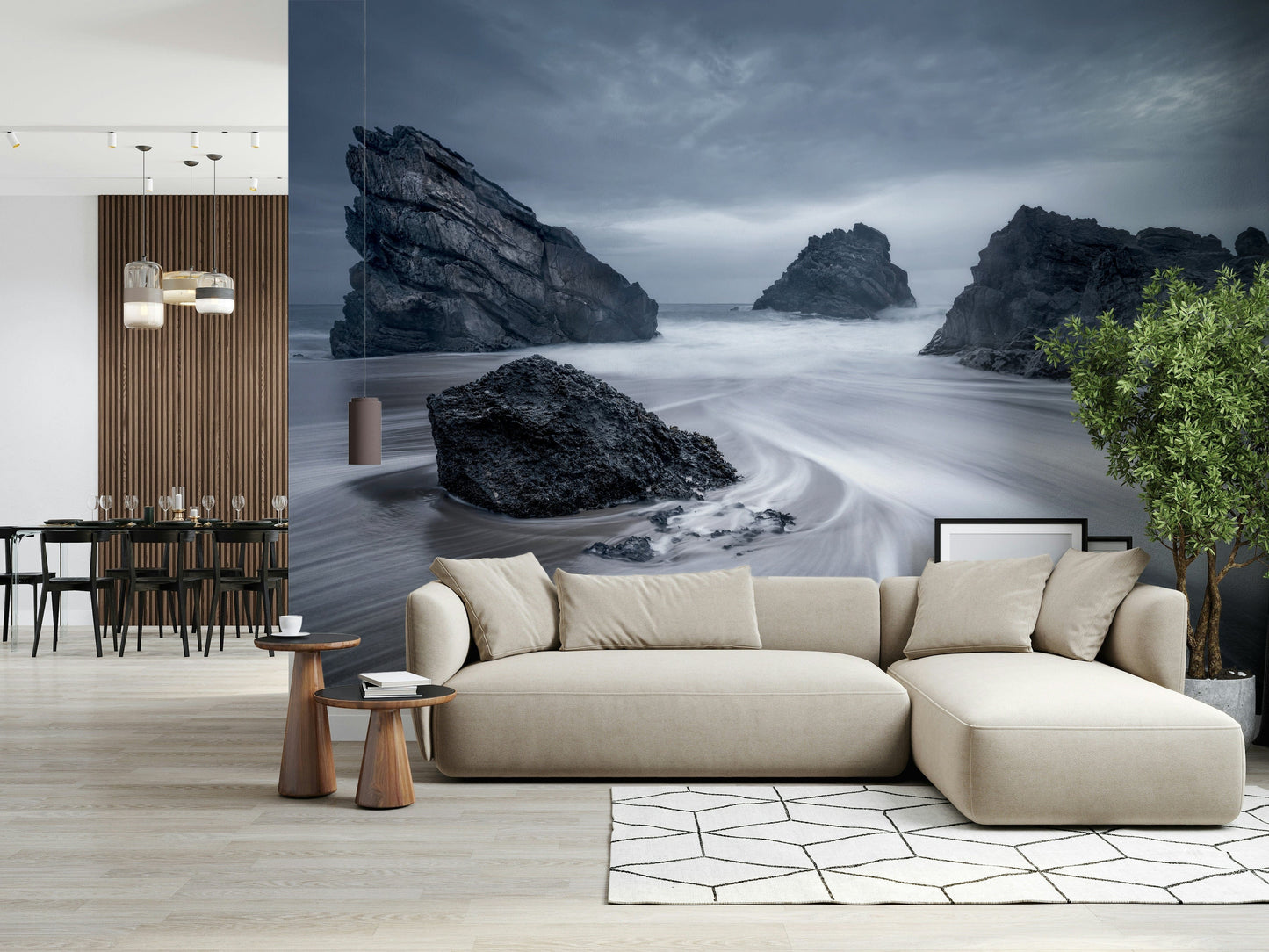 Coastal Monoliths Wall Mural -2467593