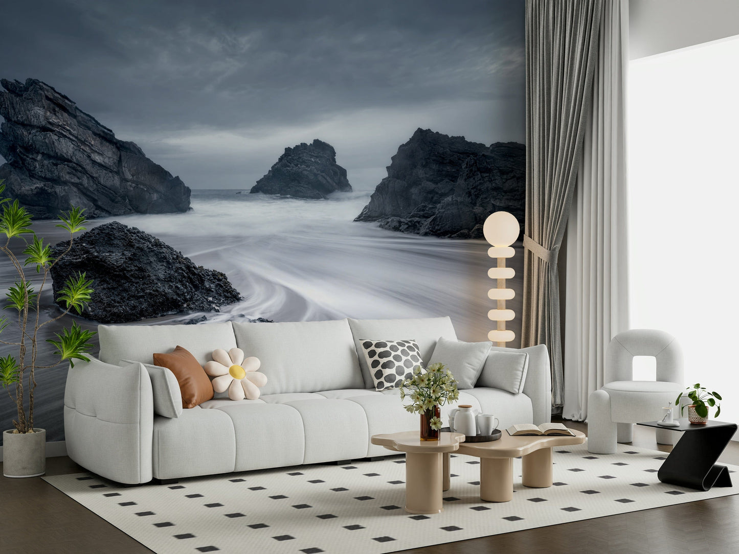 Coastal Monoliths Wall Mural -2467593