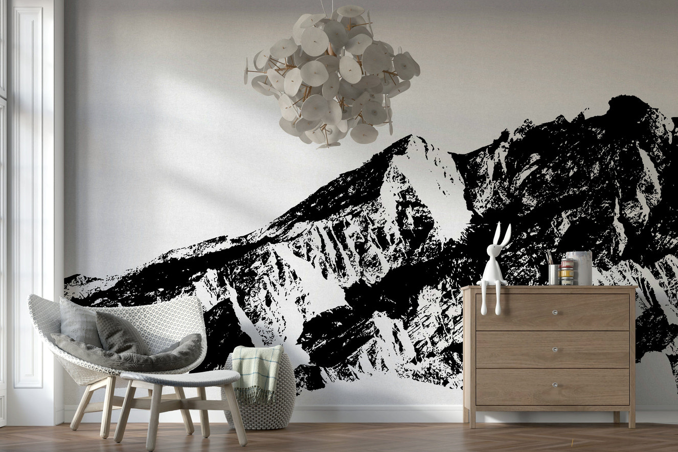 Monochrome Majesty Wall Mural -2594671