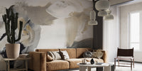 Artistic monochrome wallpaper design
