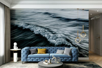 A beautiful abstract wave wallpaper mural for a modern home.

