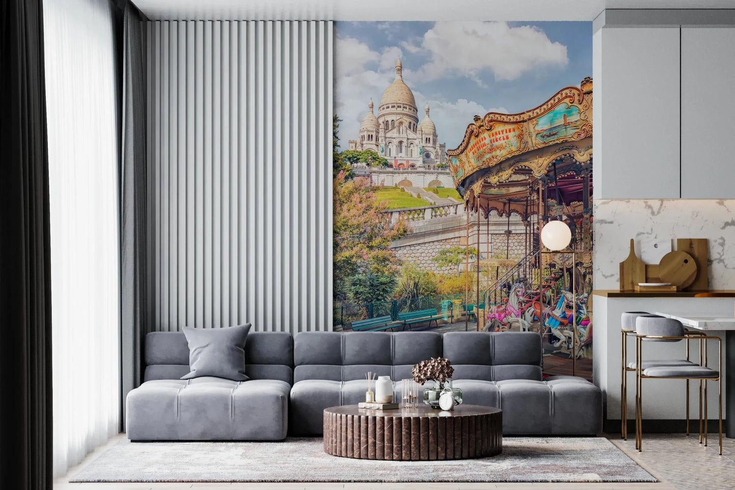 Montmartre Melody Wall Mural