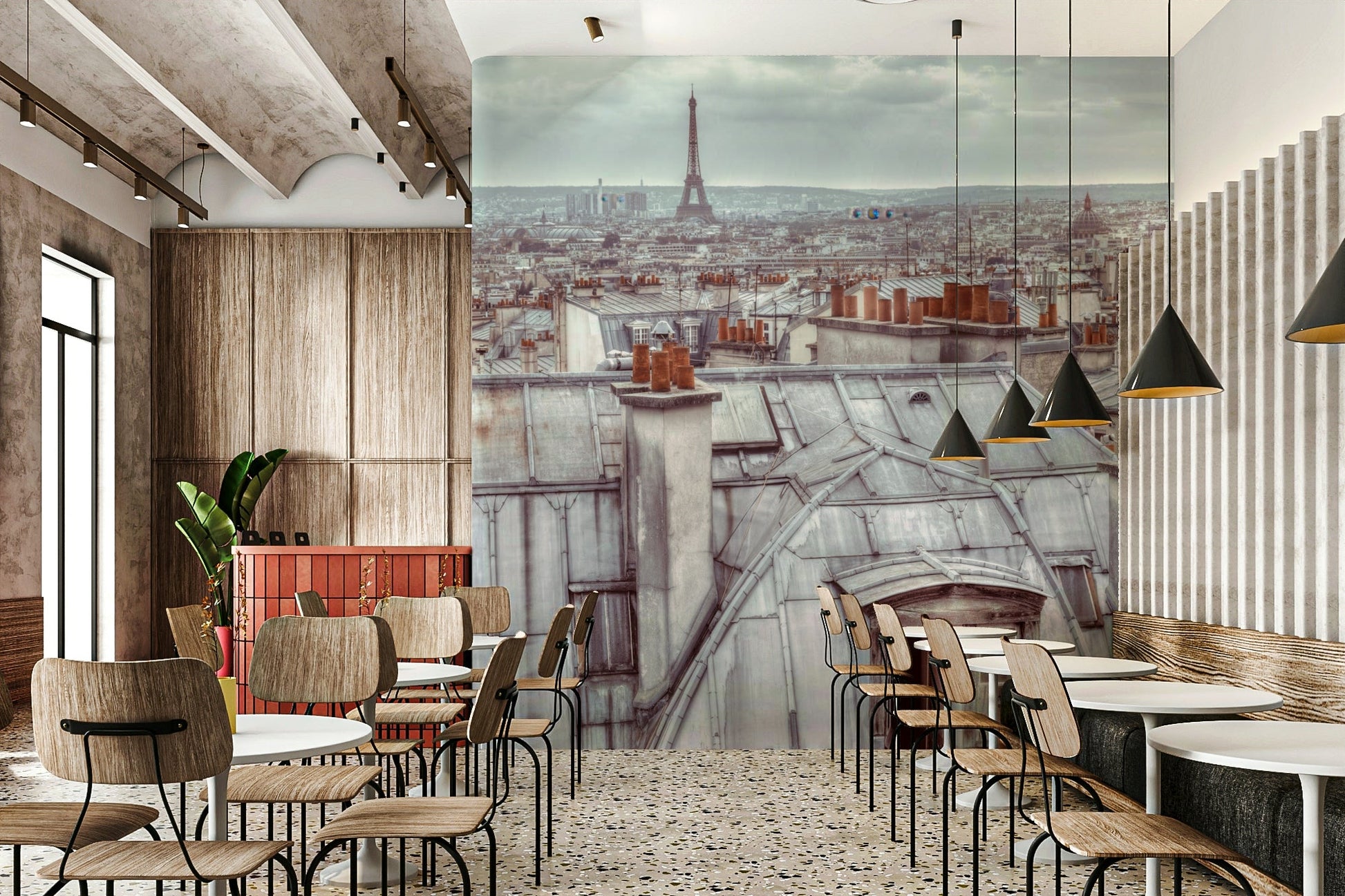 The feeling is one of quiet, urban beauty.

