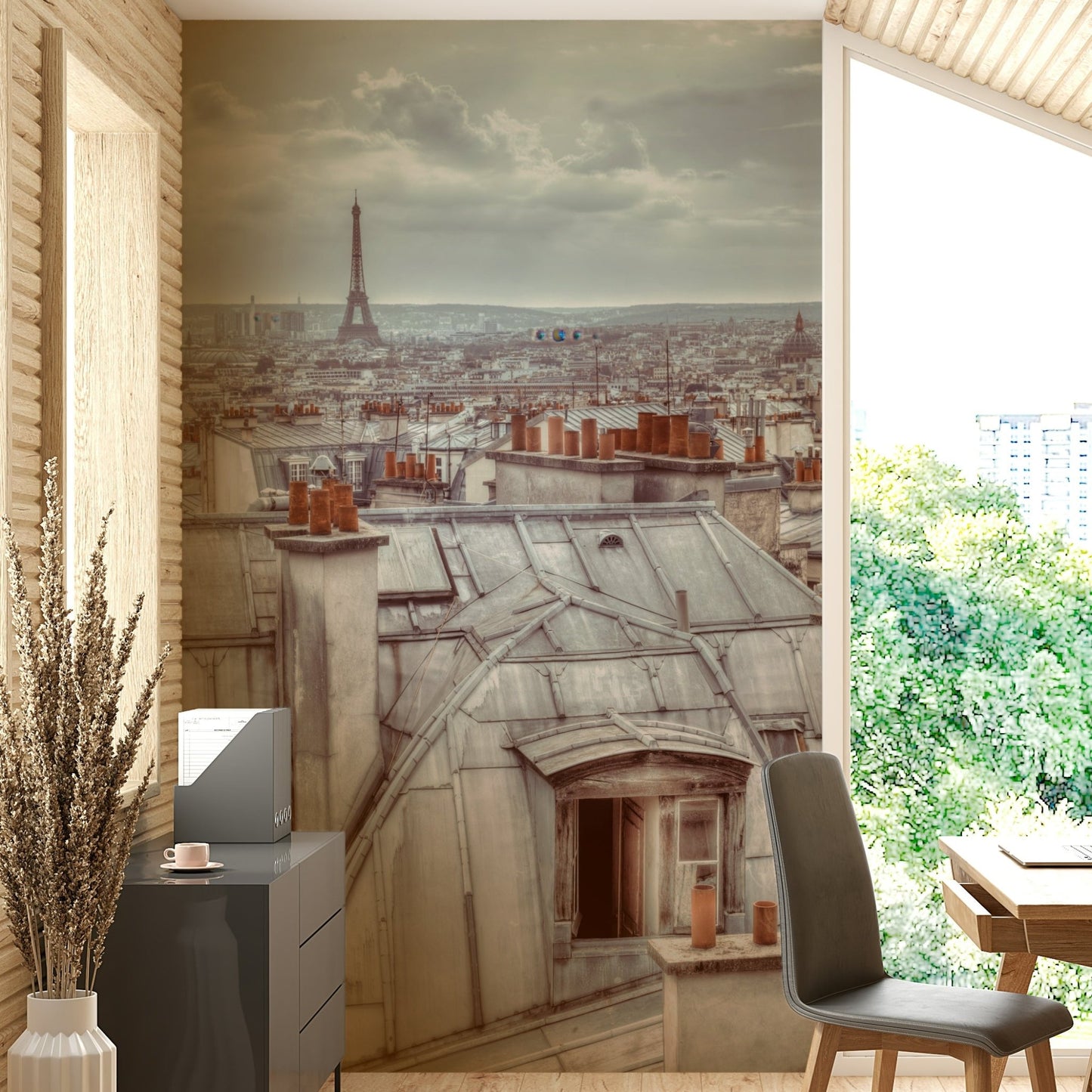 The light suggests either sunrise or sunset.

