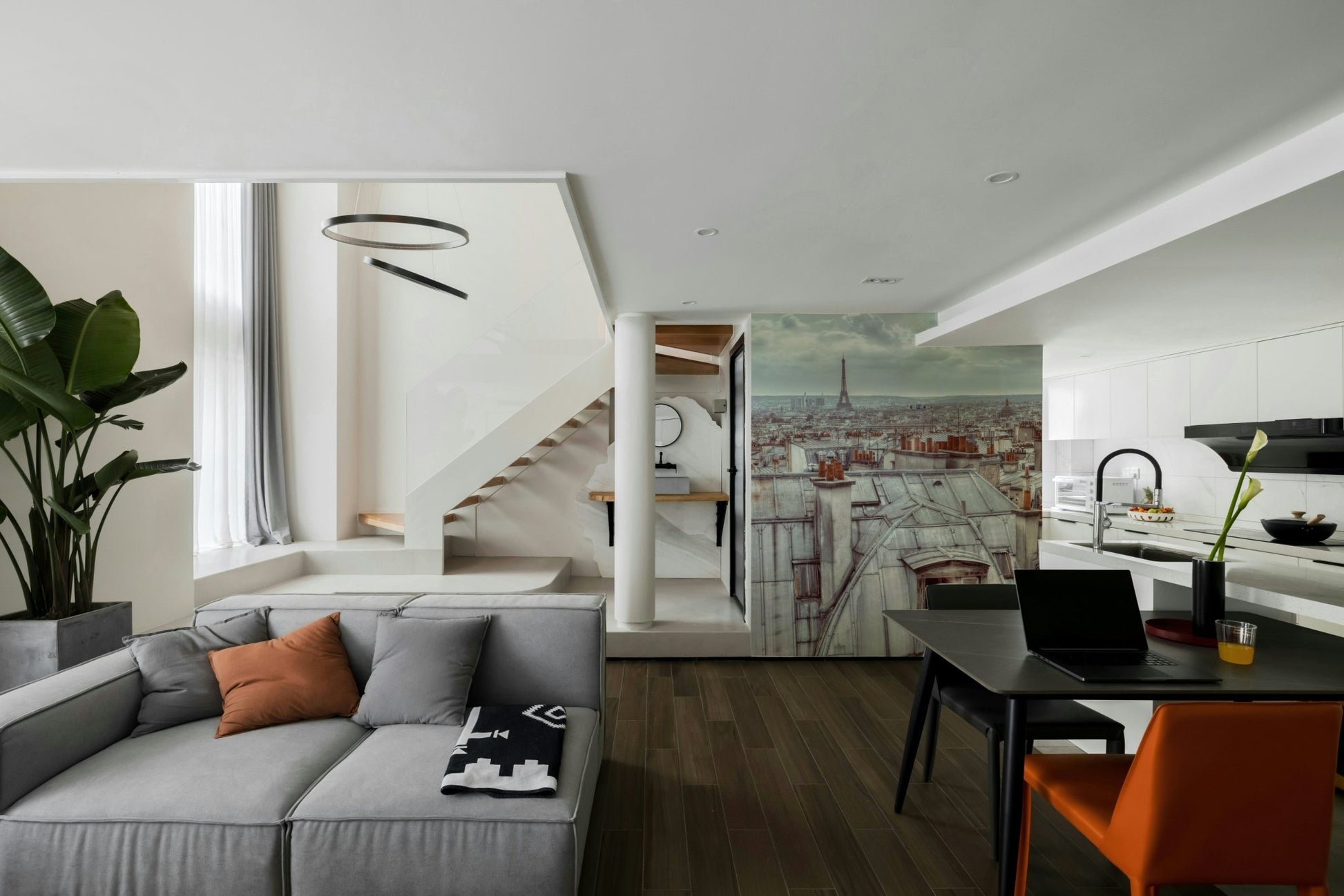 The composition is dynamic and full of life.

