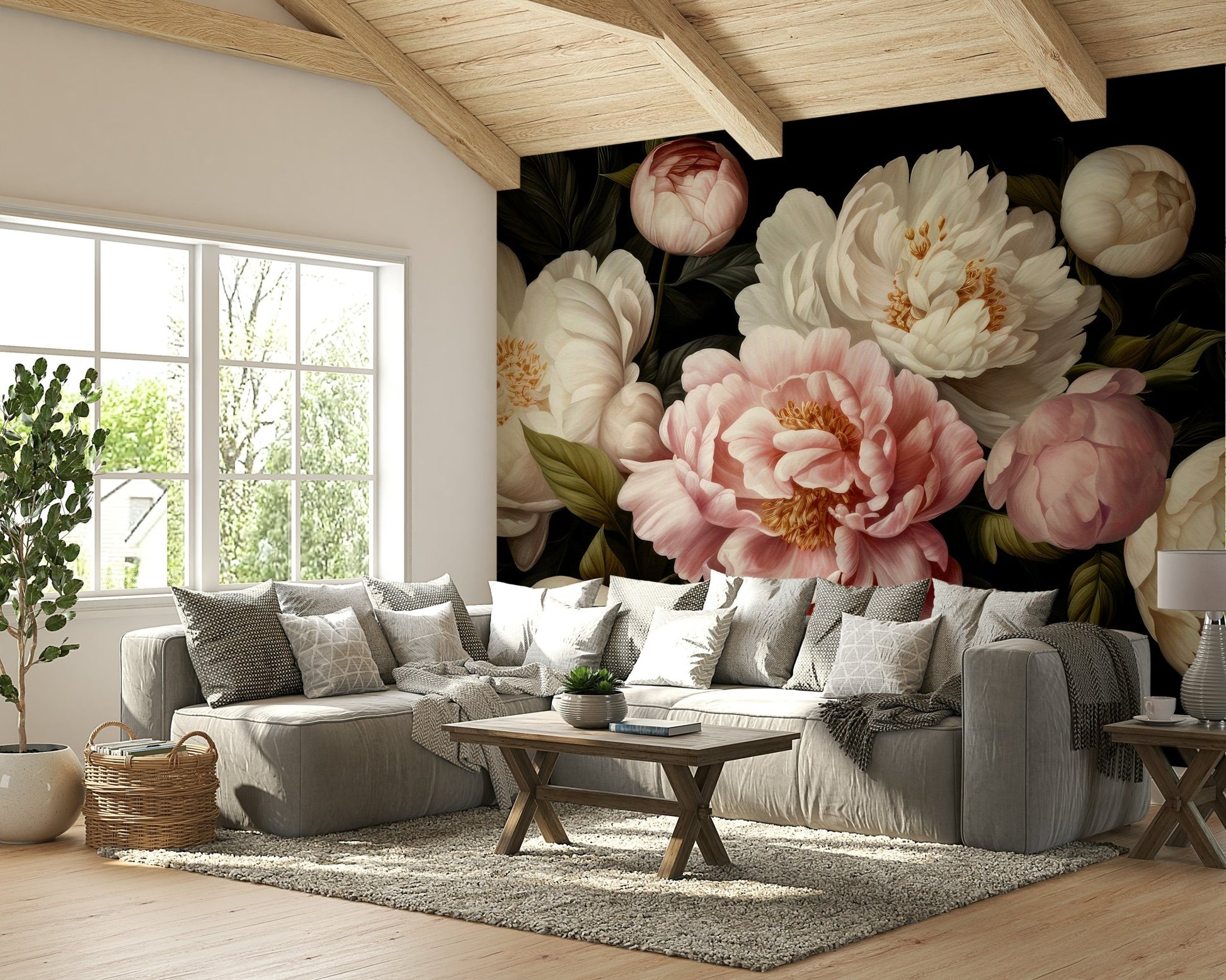 The feeling is one of fresh elegance.

