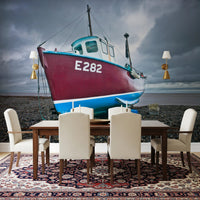 Moored in Serenity Wall Mural