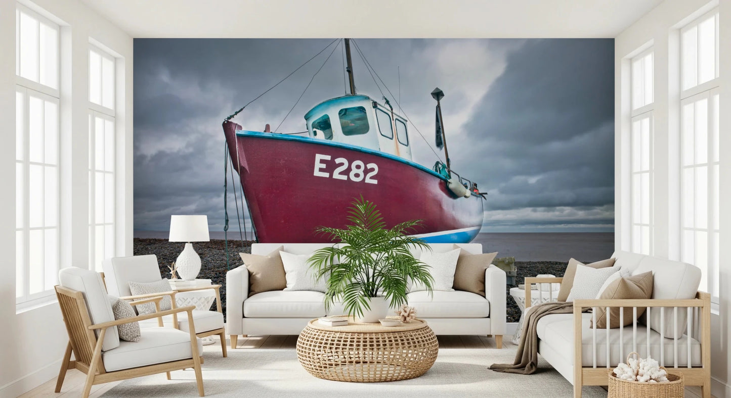 Moored in Serenity Wall Mural