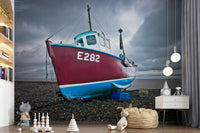 Moored in Serenity Wall Mural