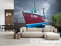 Moored in Serenity Wall Mural