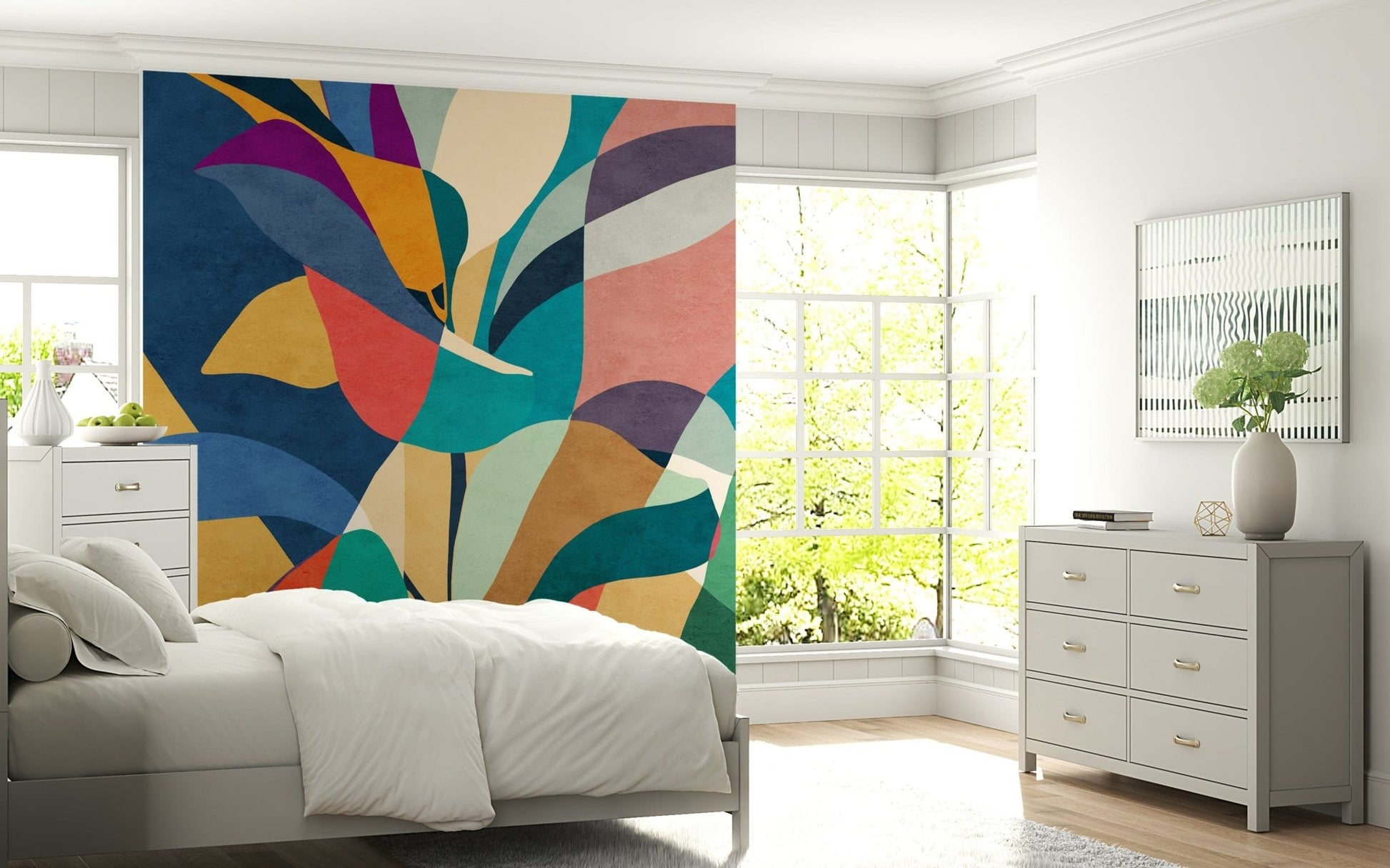 Mosaic Flora Wall Mural