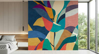 Mosaic Flora Wall Mural