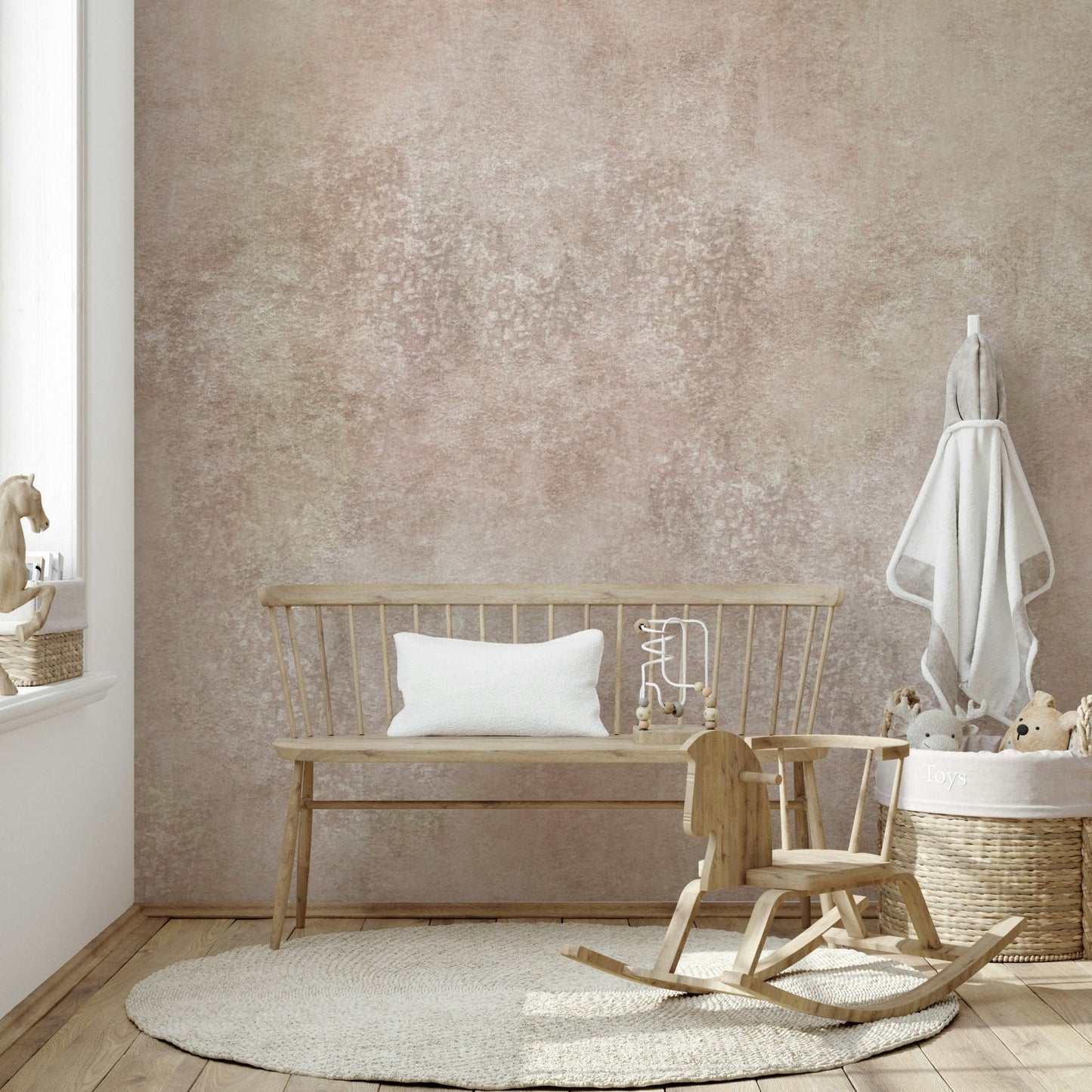 Gentle textured wallpaper for walls
