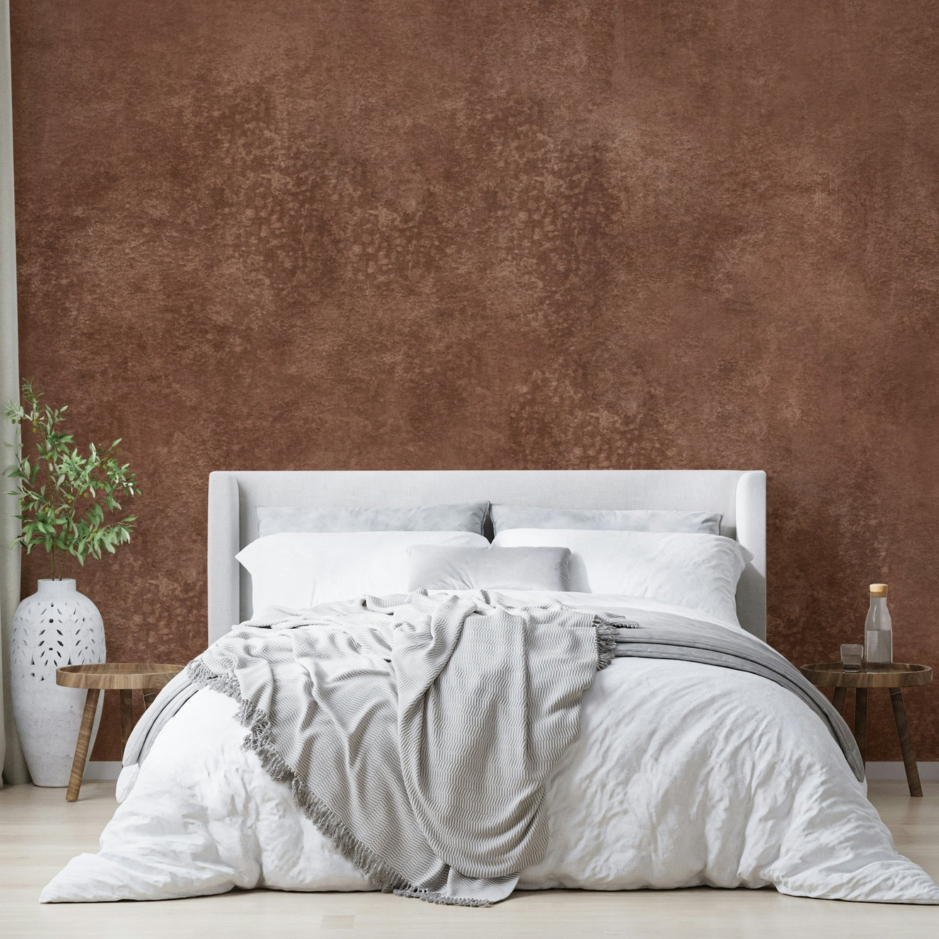 Mottled Mood earthen mural wallpaper
