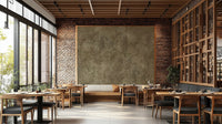 Natural brown wall mural design
