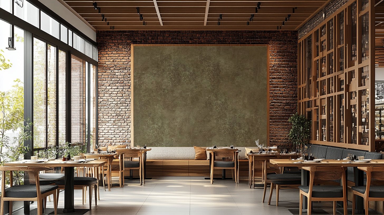 Painterly peat texture wallpaper
