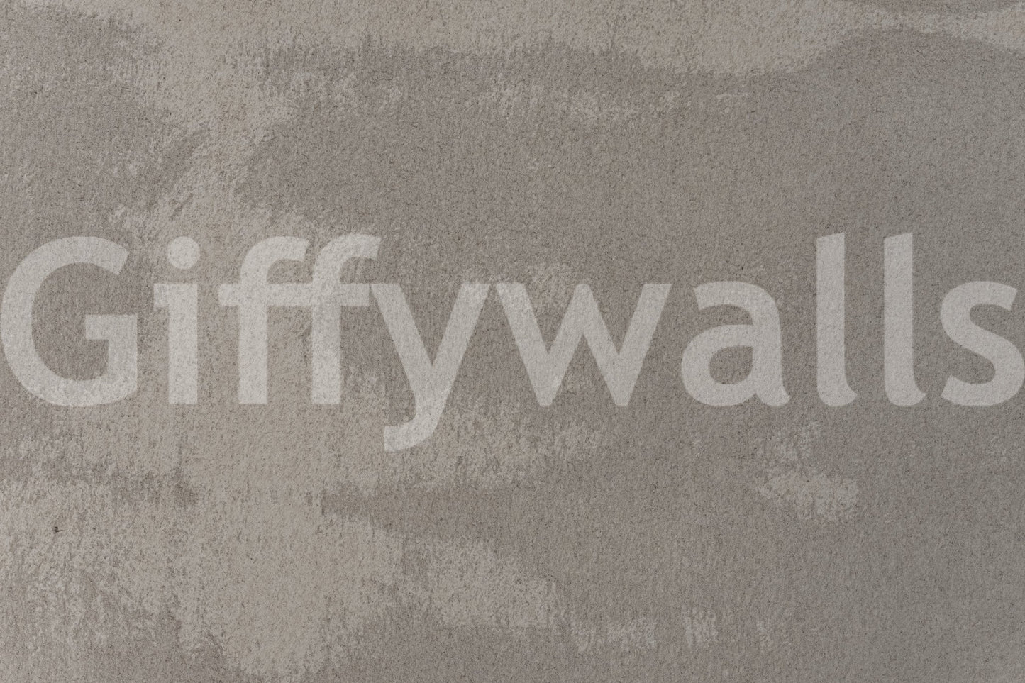 Mottled Stone wallpaper mural close-up showing the smooth cloudy grey plaster pattern with soft tonal variations