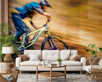 Mountain Bike Rush Wall Mural -2307006