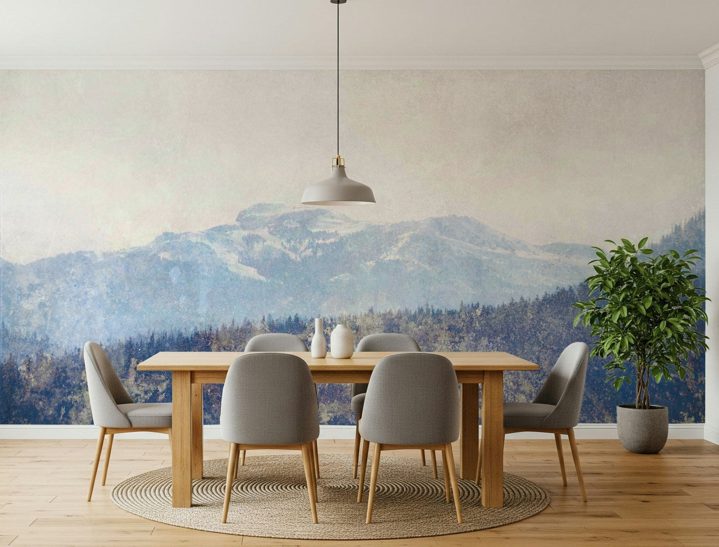 Mountain Vista Texture Wall Mural -2671432
