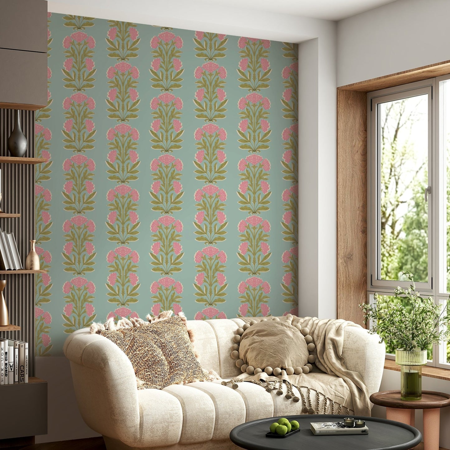 The design gives a feeling of quiet, natural beauty.

