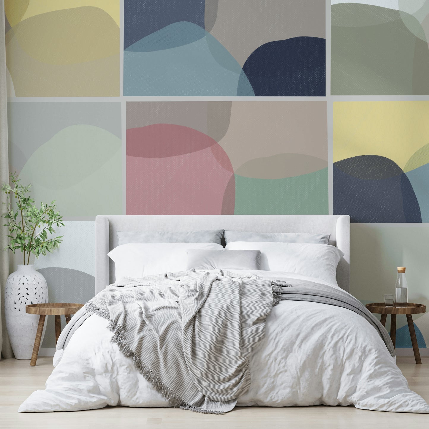 Abstract wall mural for rooms

