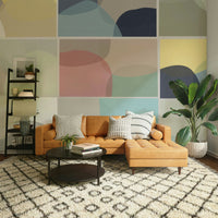 Bold color block wallpaper

