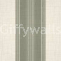 Classic Multiline Stripes Deep Olive Wallpaper⁠